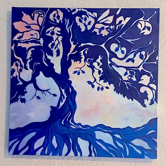 Original Art 🖼 Oil on Canvas Painting 🎨 30”x30” - Picture 1 of 4